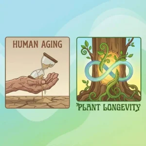 Why humans age but plants don’t